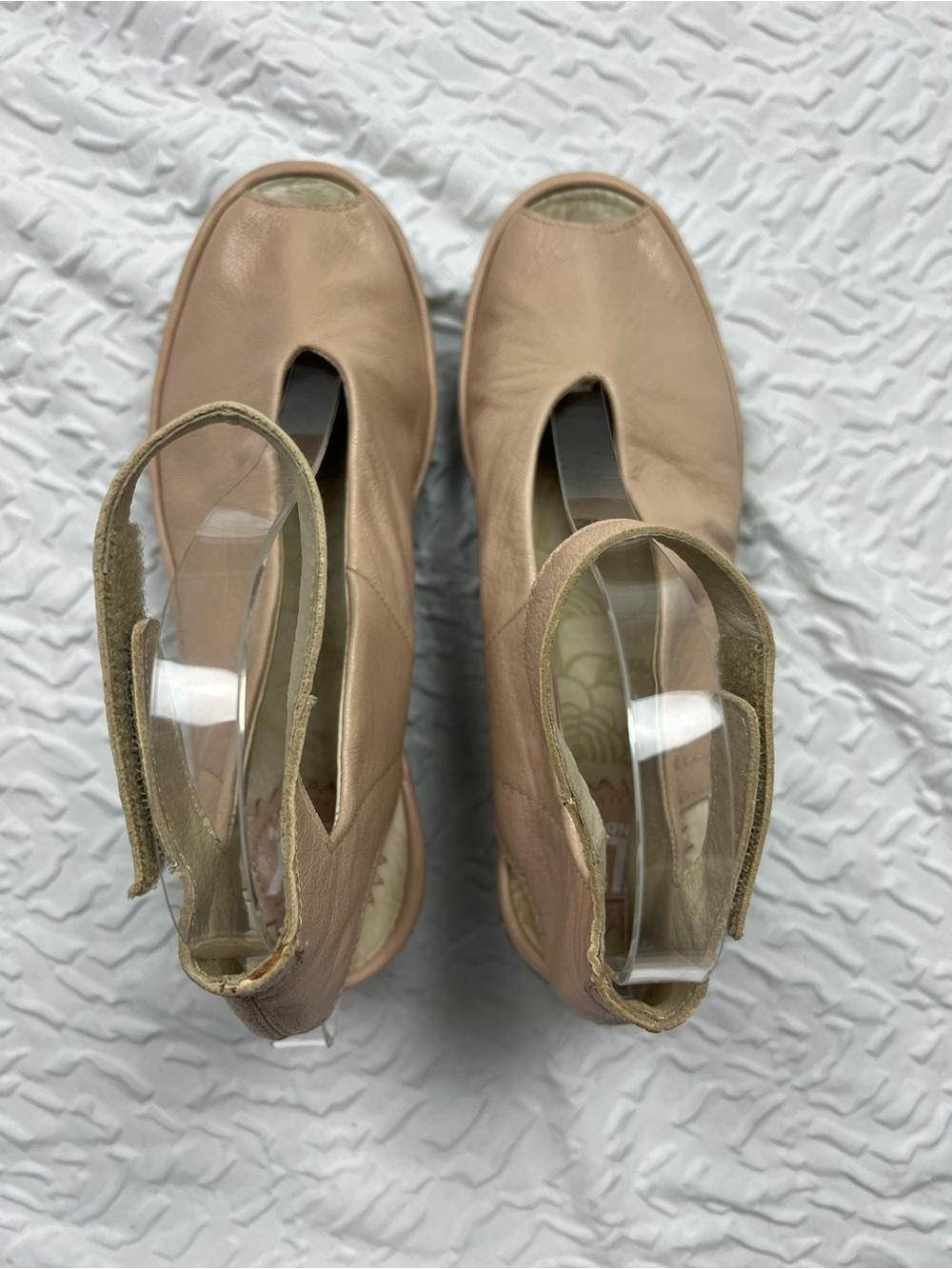 Fly London Yala Wedge Peep Toe Sandals Women’s Sandals 38 Cream - Picture 10 of 14